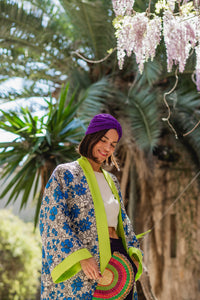 Kimono In Bloom | Azul x Verde